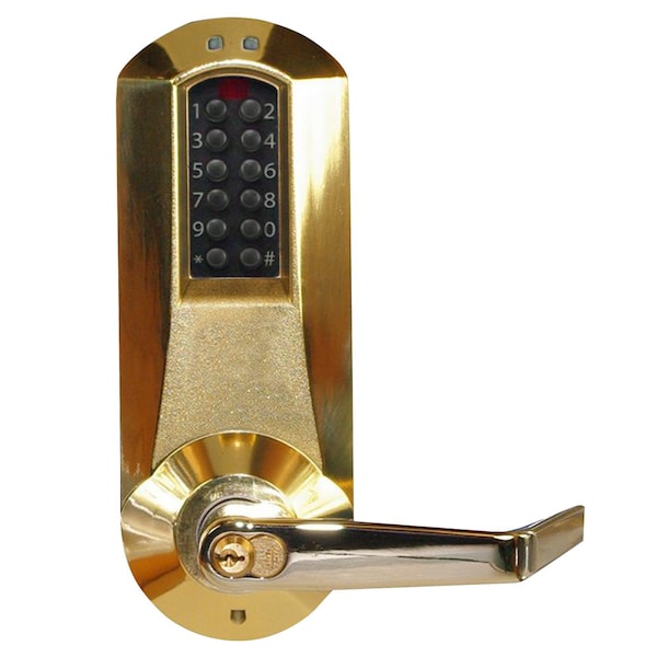 E-Plex 5000 Cylindrical Lock, Winston Lever, 100 Access Codes, 3,000 Audit Events, KIL, Schlage C Ke